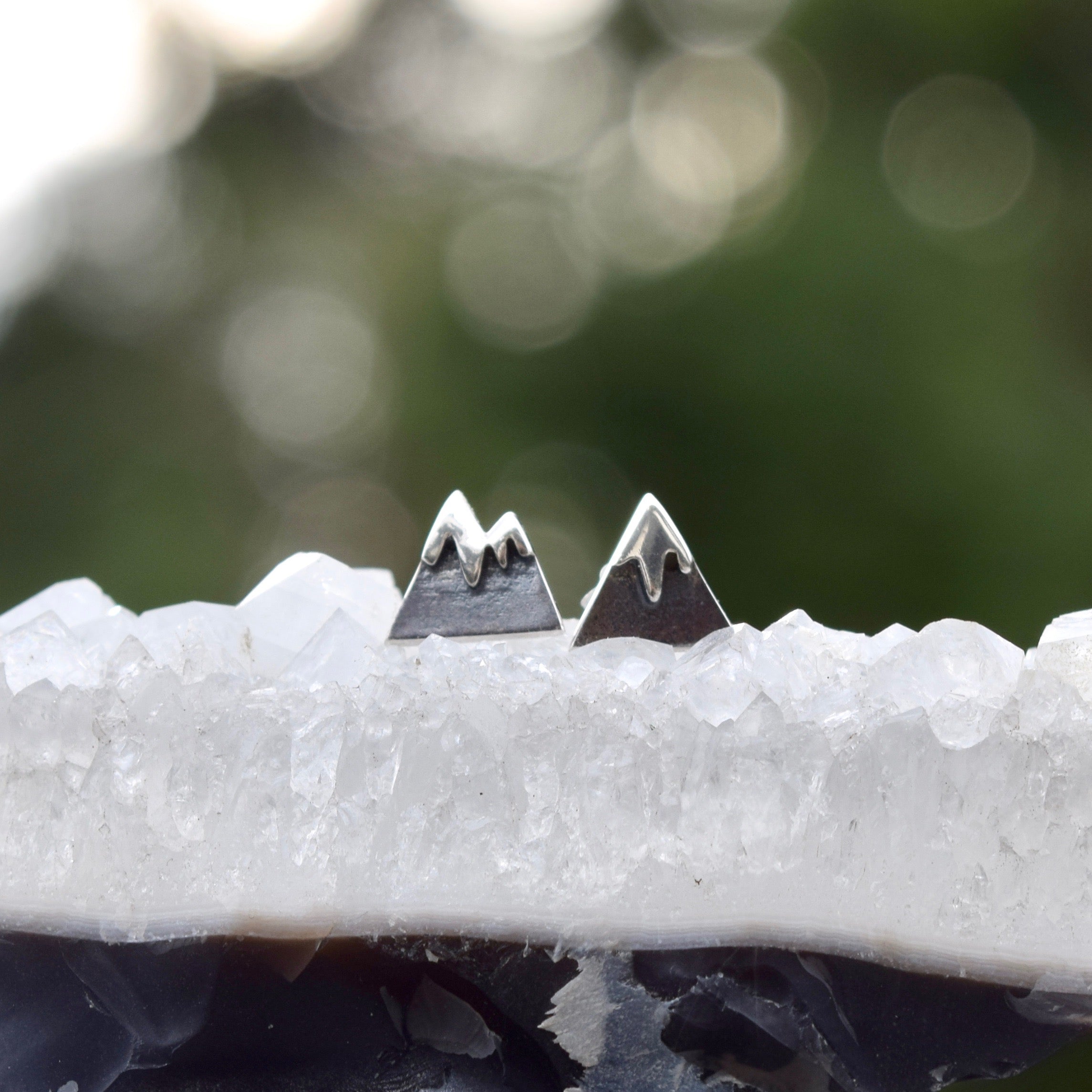 Mountain Stud Earrings – Mountain Mercantile Canmore