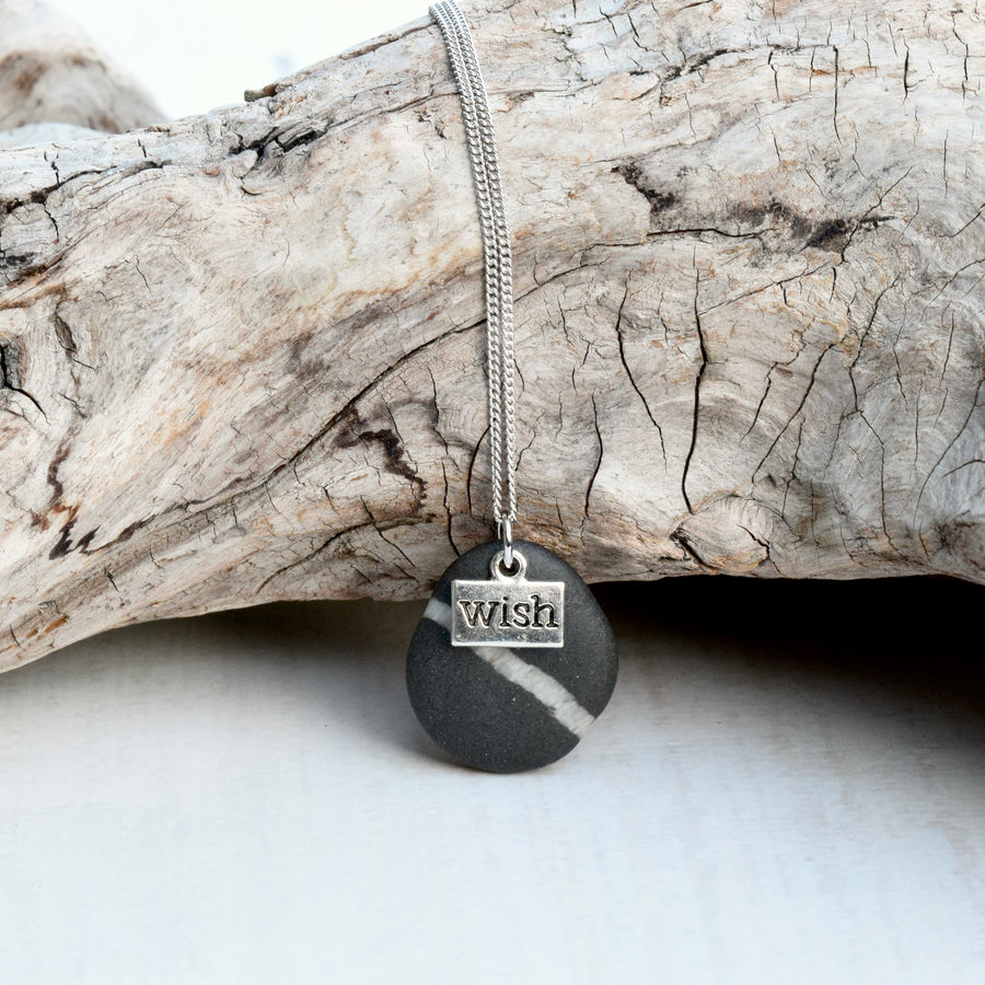 Wishing Stone Necklace ~ Sterling Silver