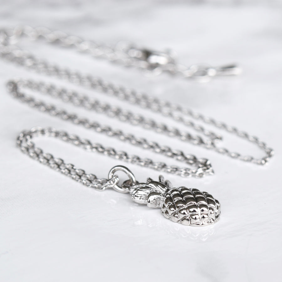 Pineapple Necklace ~ Silver