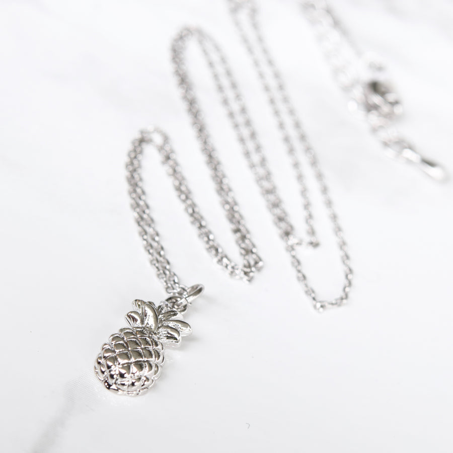 Pineapple Necklace ~ Silver