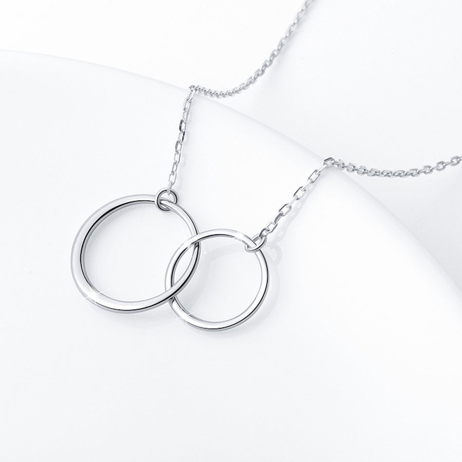 Interlocking Circles Infinity Necklace