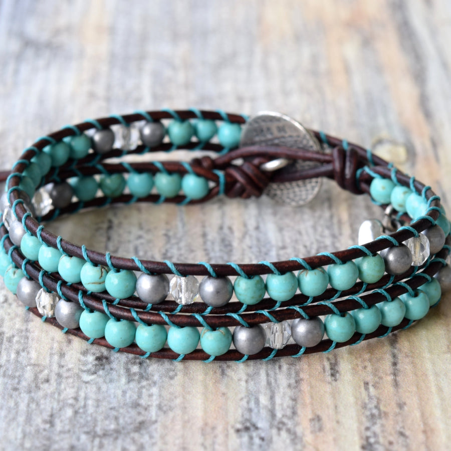 Classic Turquoise Wrap Bracelet