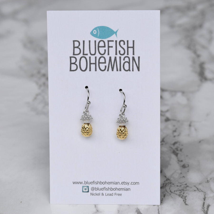 Tiny Pineapple Earrings