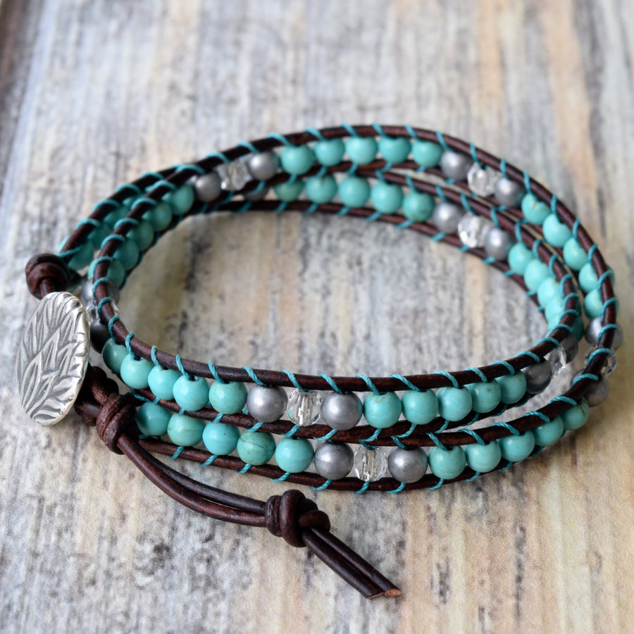 Classic Turquoise Wrap Bracelet